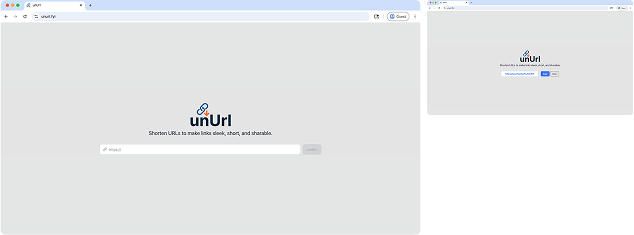 UnUrl project preview